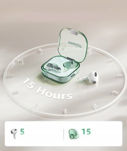 INNOSTYLE SŁUCHAWKI BEZPRZEWODOWE DOUSZNE BLUETOOTH V5.3 Z MIKROFONEM ETUI 5