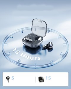 INNOSTYLE SŁUCHAWKI BEZPRZEWODOWE DOUSZNE BLUETOOTH V5.3 Z MIKROFONEM ETUI 5