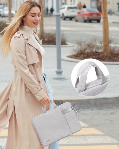 INNOSTYLE TORBA NA LAPTOPA 14 WODOODPORNA ETUI DAILYFLOW SZARA 2