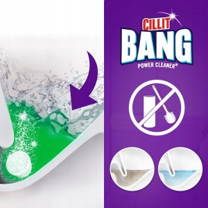 TABLETKI DO CZYSZCZENIA TOALETY CILLIT BANG A6 SOSNOWY LAS 3