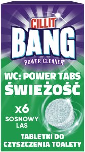 TABLETKI DO CZYSZCZENIA TOALETY CILLIT BANG A6 SOSNOWY LAS 7