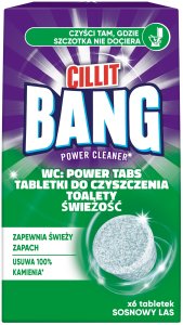 TABLETKI DO CZYSZCZENIA TOALETY CILLIT BANG A6 SOSNOWY LAS 8