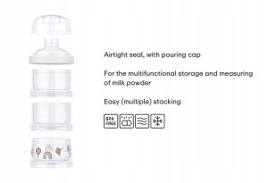 POJEMNIK NA MLEKO W PROSZKU MIO 3-CZĘŚCIOWY LITTLE GOOSE 108063565392 4