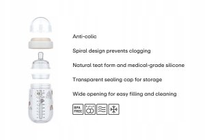 BUTELKA ZE SMOCZKIEM MIO 240 ML FAIRY GARDEN 108061565406 4