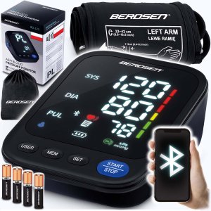 Ciśnieniomierz naramienny z polskimi komunikatami i bluetooth BD-123 Berdsen 1