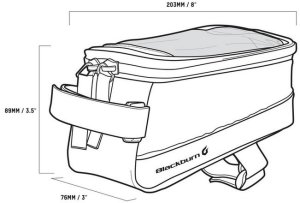 Torba na telefon BLACKBURN LOCAL PLUS TOP TUBE BAG black (NEW 2025) 7