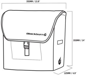 Torba na bagażnik BLACKBURN LOCAL REAR PANNIER, wodoodporna, 13L (NEW 2025) 5