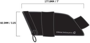 Torba pod siodło BLACKBURN GRID MEDIUM SEAT BAG black, wodoodporna, odblaskowa, 0,8L (NEW 2025) 6