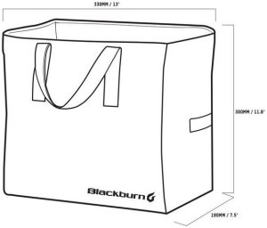Blackburn Torba na bagażnik BLACKBURN LOCAL GROCERY PANNIER black 16L 6