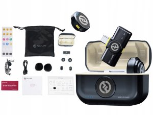 Mikrofon Hollyland Lark M2 USB-C - Wireless Lavalier Microphone with USB-CPlug (Duo,Shine Charcoal) 15