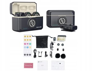 Mikrofon Hollyland Lark M2 USB-C - Wireless Lavalier Microphone with USB-CPlug (Duo,Shine Charcoal) 28