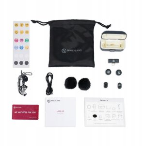 Mikrofon Hollyland Lark M2 USB-C - Wireless Lavalier Microphone with USB-CPlug (Duo,Shine Charcoal) 4