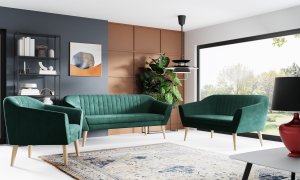 Zestaw Skandynawski , komplet wypoczynkowy KAYA 3+2+1 riviera 81 2