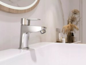 Ritto Bateria umywalkowa stojąca, korek z tworzywa click-clack Ferro chrom 3