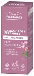 Green Pharmacy Krem do twarzy na Noc Róża Damasceńska i Ceramidy 50ml 1