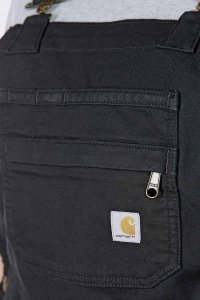 Krótkie Ogrodniczki Carhartt Rugged Canvas Black 3