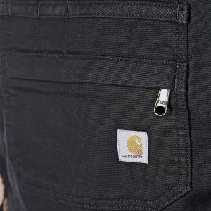 Krótkie Ogrodniczki Carhartt Rugged Canvas Black 7