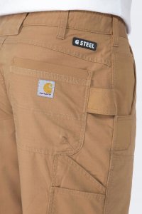 Spodnie Robocze Carhartt Rugged RipSto Brown 8