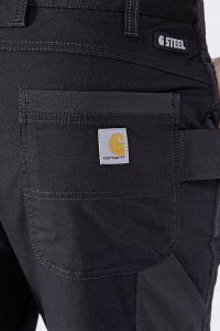 Spodnie Robocze Carhartt Steel Rugged Black 8