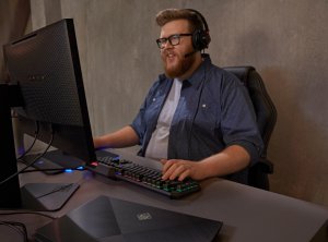 OMEN by HP Sequencer - Tastatur - Bagbelyst - USB - Nordisk - Switch: Blue Switches 11