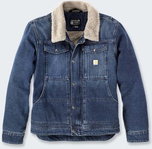 Kurtka Jeansowa Carhartt Denim Sherpa Beech 1