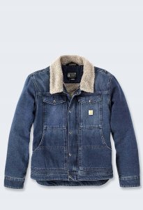 Kurtka męska Carhartt Kurtka Jeansowa Carhartt Denim Sherpa Beech 7