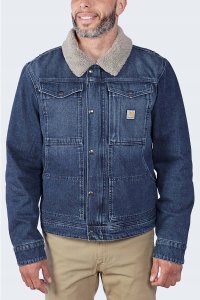 Kurtka męska Carhartt Kurtka Jeansowa Carhartt Denim Sherpa Beech 10