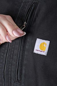 Damska Kurtka Carhartt Detroit Rugged Canvas Black 3