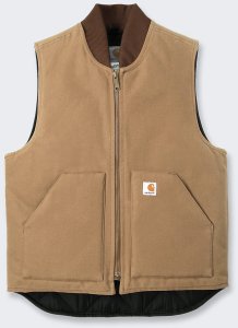 Kamizelka Carhartt V01 Firm Duck Insulated Brown 1