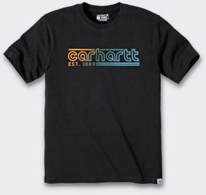 Koszulka Carhartt Lightweight Logo Graphic Black 1