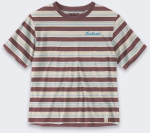 Koszulka Carhartt Striped Tencel Barnwood Stripe 1