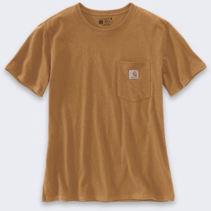 Koszulka Carhartt Heavyweight K87 Pocket Brown 1
