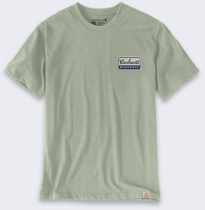 Koszulka Carhartt Script Patch Sage 1