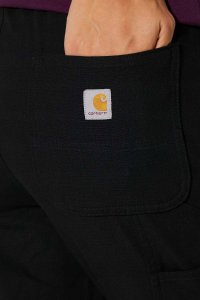Damskie Spodnie Carhartt Force RipStop Black 4