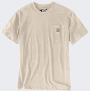 Koszulka Carhartt Heavy K87 Pocket Oat Milk 1