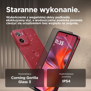 Smartfon Motorola Moto G05 4/256GB Czerwony  (08400232877630) 5