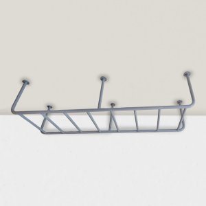 Drabinka gimnastyczna sufitowa SLIM czarna | metalowa | 200x40 cm | 100 kg 14