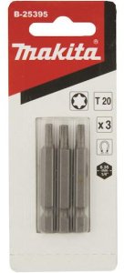 SCREWDRIVER BIT MAKITA 50MM TORX 20 3PCS 2