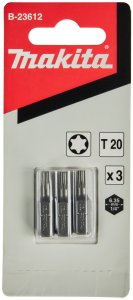 SCREW BIT MAKITA 25MM TORX 20 3PCS 1