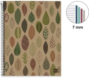 MIQUELRIUS Miquelrius Blok notatnikowy ECOLEAVES* Recycle A4 80 arkusz 4