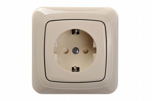 SOCKET SINGLE BEIGE LIREGUS 1