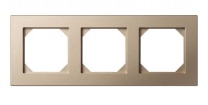 FRAME LIREGUS EPSILON 3-GANG CHAMP. 1