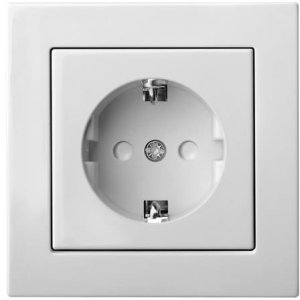 SOCKET OUTLET WITH EARTH CHILD PROT. 1