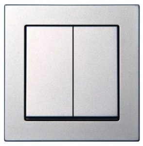 TWO WAY SWITCH IP6+6-10-201-01 METAL EP 1