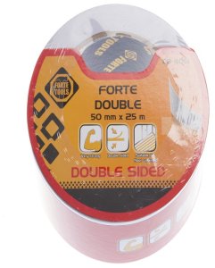 Forte TWO-SIDED ADHESIVE TAPE 25M X 50 MM FOR 3