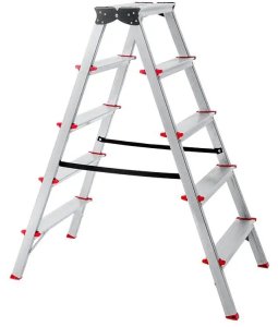 2-SIDED ALUMINIUM FOLDING STAIRS 5-STEP 1