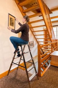 2-SIDED ALUMINIUM FOLDING STAIRS 5-STEP 3