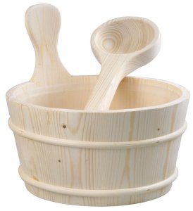 Urban Outdoor SAUNA BUCKET WITH LADLE (4 L) 3