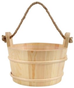 SAUNA BUCKET WITH LADLE (5 L) 3