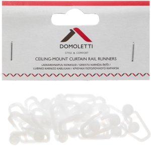 CEILING CURTAIN TRACK HOOKS 20 PCS. 1
